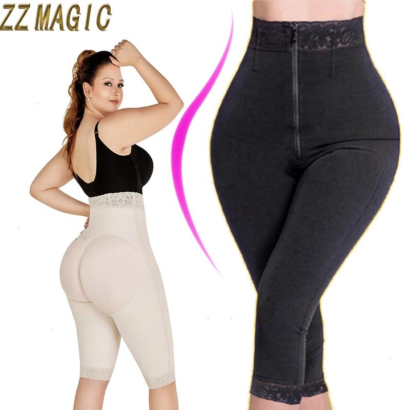 

Fajas Colombianas Double Compression Shaper High-waisted Butt Lifter Shorts Kneen And Buttoks Mujer Skims Kim Kardashian Legging, Beige