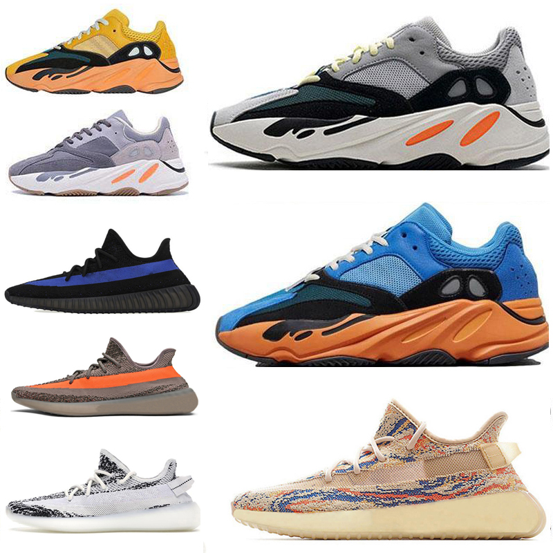 

Top quality designer running shoes onyx reflective static black white mono Ice beluga dazzling blue wash orange enflame amber zebra men women outdoor sneakers, Red