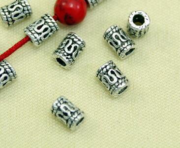 

Tibetan Silver Lantern beads Antique beads Loose Bead Spacer Beads Connectors for DIY Jewelry Making bracelet