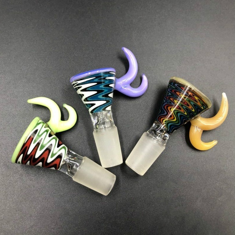 

Glass Accessories Thick Glass Bowl For Hookah 14mm 19mm Male Joint Colour Funnel Bowls Smoking Piece Tool For Tobacco Bong Oil Dab Rig Burning Water Pipe