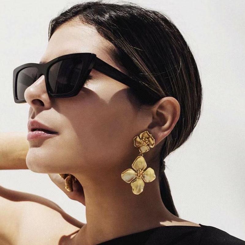 

Sunglasses French Luxury Design Top Quality Ladies Retro Glasses Custom Optical Prescription Lenses Fashion Cat Eye SL276MICA
