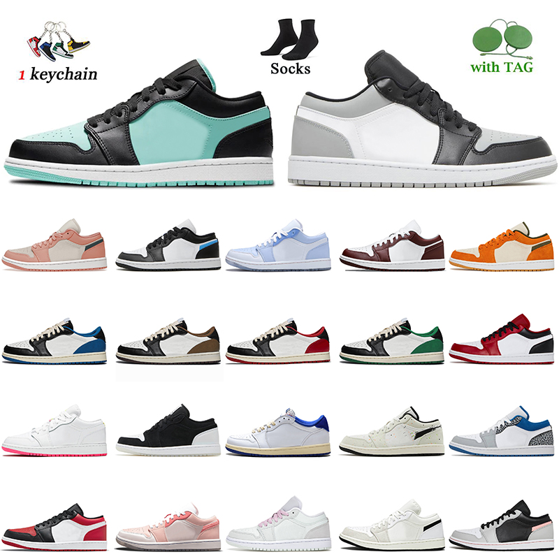 

Size US 12 Mens Basketball Shoes For Women Mens Jumpman 1 Shadow Toe Tropical Twist Cactus Jacks 1s Low Sneakers Black University Blue Panda Starfish Trainers Sports, B22 low limelight 36-45