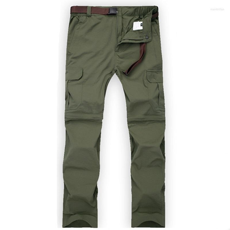

Men's Pants Men's Quick-drying Waterproof Detachable Trousers Hiking Camping Fishing TrousersMen's Naom22, Black