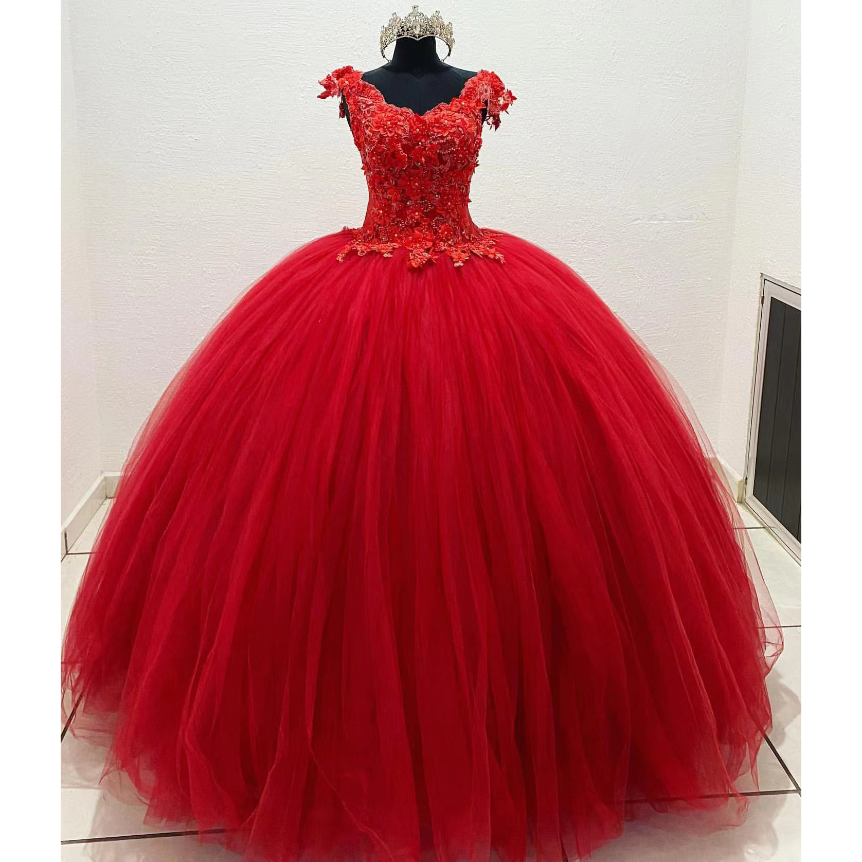 

Red Elegant Quinceanera Dresses Ball Gown Mexico Sweet 16 Girl Beading Appliqued Birthday Party Prom Dress Vestidos De 15 Años, Blue
