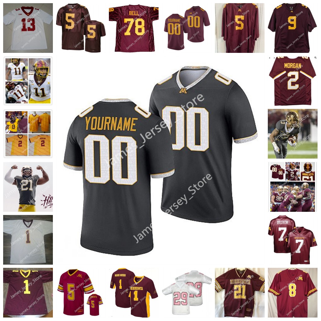 

NCAA Minnesota Golden Gophers Stitched football Jersey Dylan Wright 3 Treyson Potts 15 Jacob Clark 22 Steven Ortiz Jr. 91 Deven Eastern Nyles Pinckney Curtis Dunlap Jr.