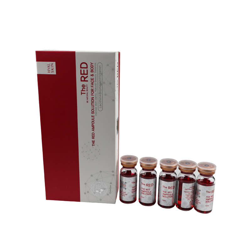 

The RED Ampoule Solution Lipolytic injection dissolve fat lipolysis ampoule