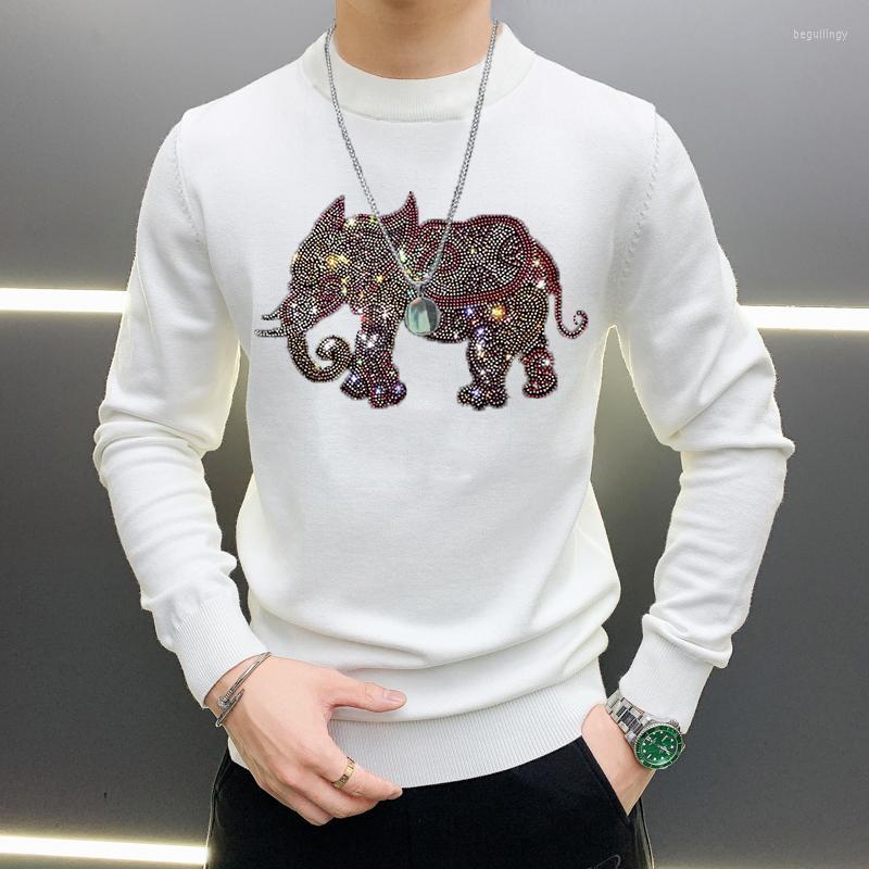 

Men's Sweaters Design Cashmere Top Luxury Diamond Soft Fabric Warm Men's Sweater Hip-Hop StreetwearMen's Begu22, As shown asian size