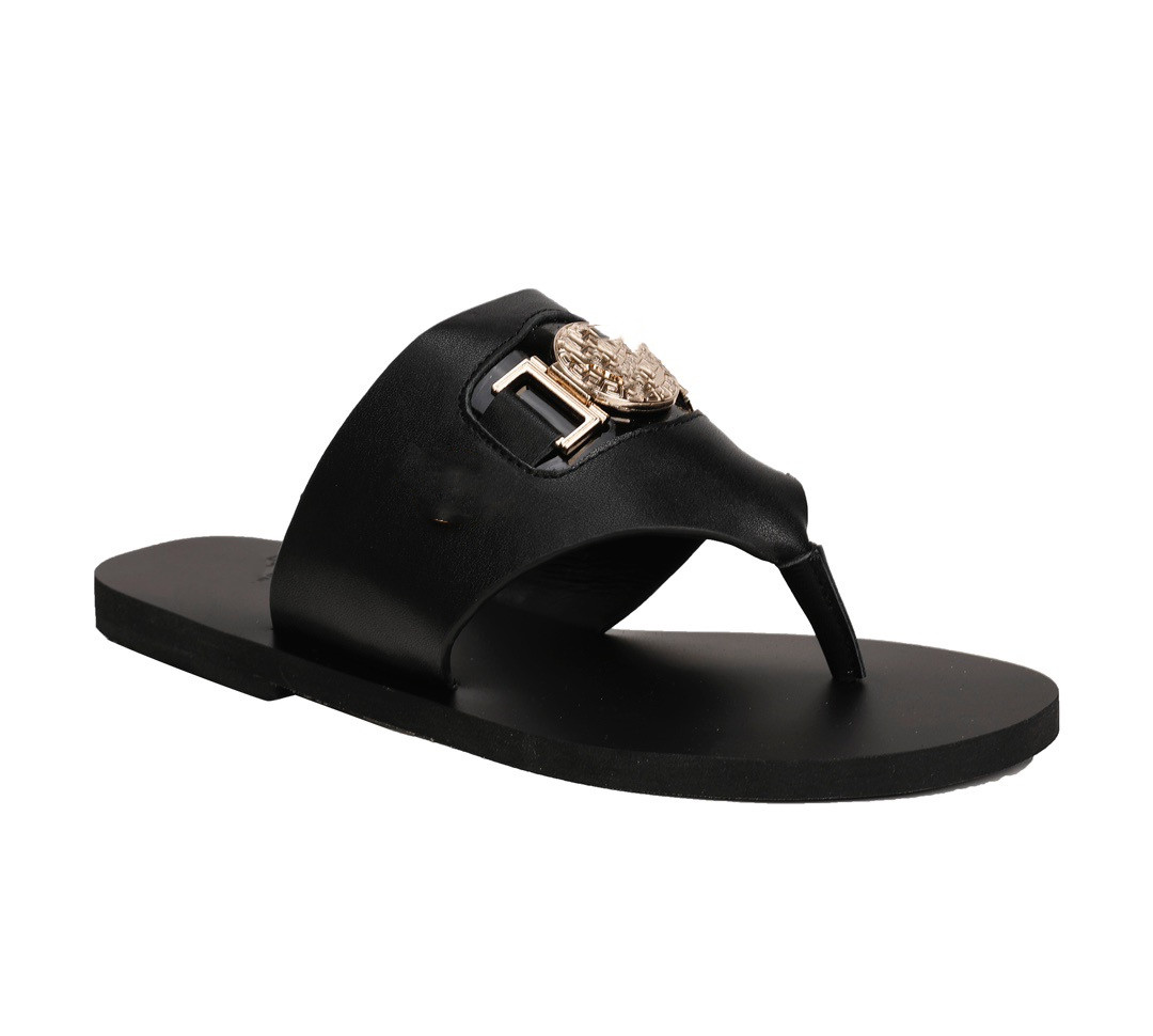 

Women Sandal Slides Designer Classic Flat Slippers Red Yellow Cartoon Real Leather Ladies Summer Beach Sexy Shoes Large womens with Box womens for woman 0520, 15