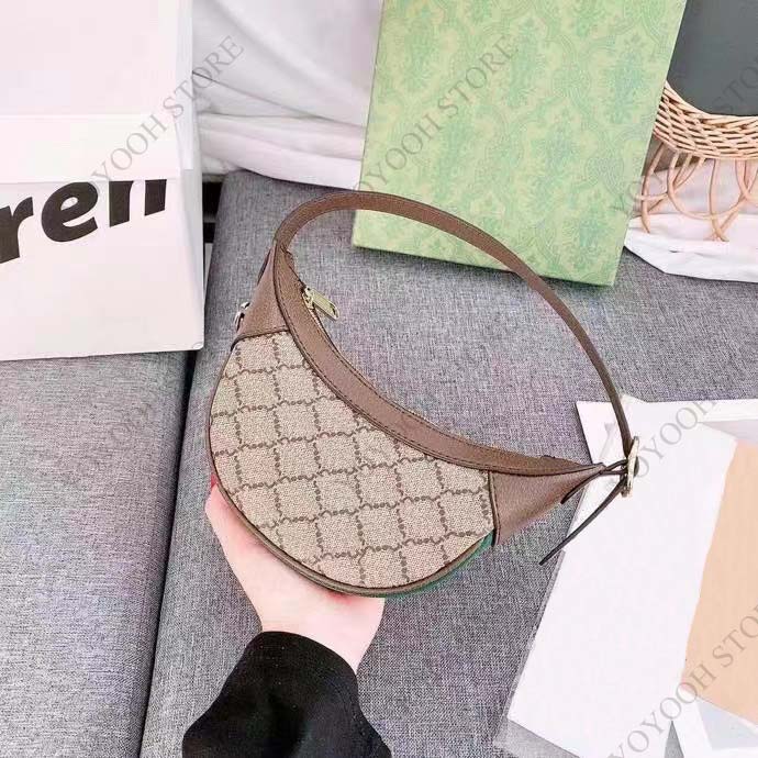 

Evening Bags 5A Top pea underarm bag luxury women shoulder bags designer two letter Vintage handbag fashion lady travel cross body Wallet, Green