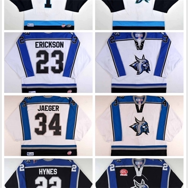 

C26 Nik1 Hot 2017 Customize ECHL Augusta Lynx 1 Peter Hamerlik 23 Mike Erickson 34 Brett Jaeger Mens Womens Kids Embroidery Hockey Jerseys