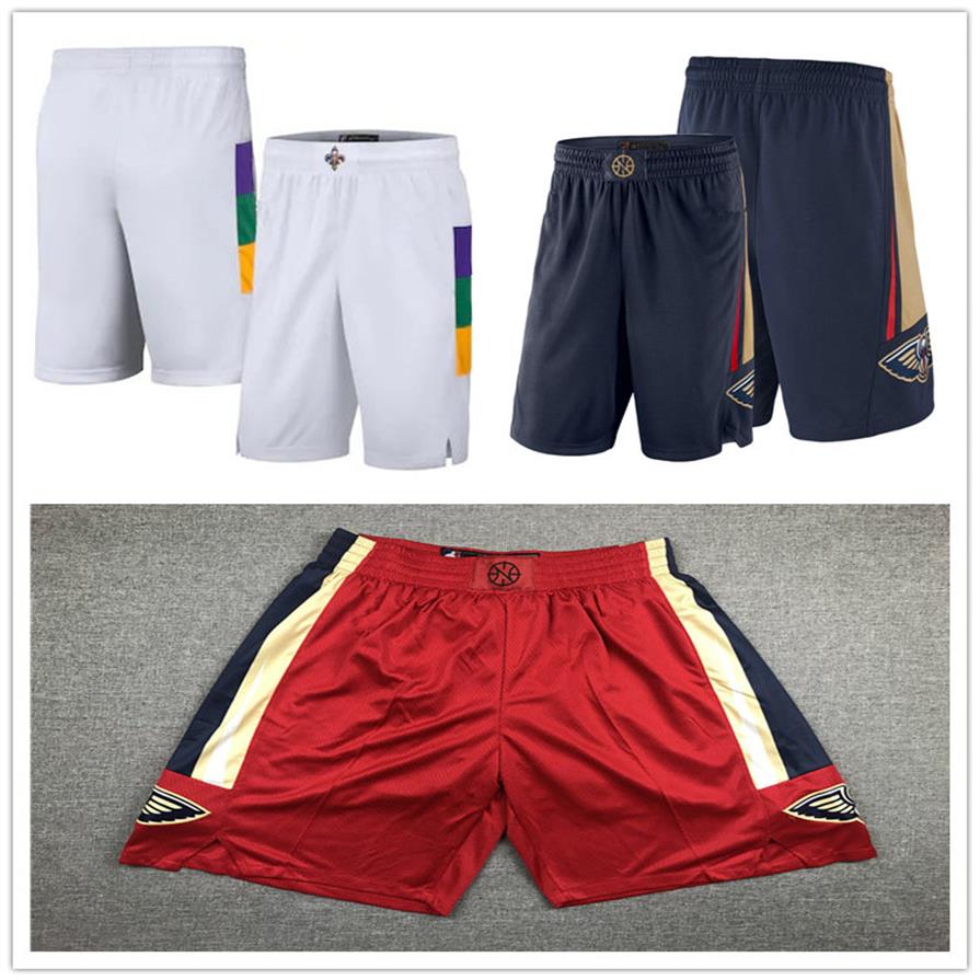 

New Orleans'Pelicans'MEN Statement basketball Icon Shorts city pants -2XL280F