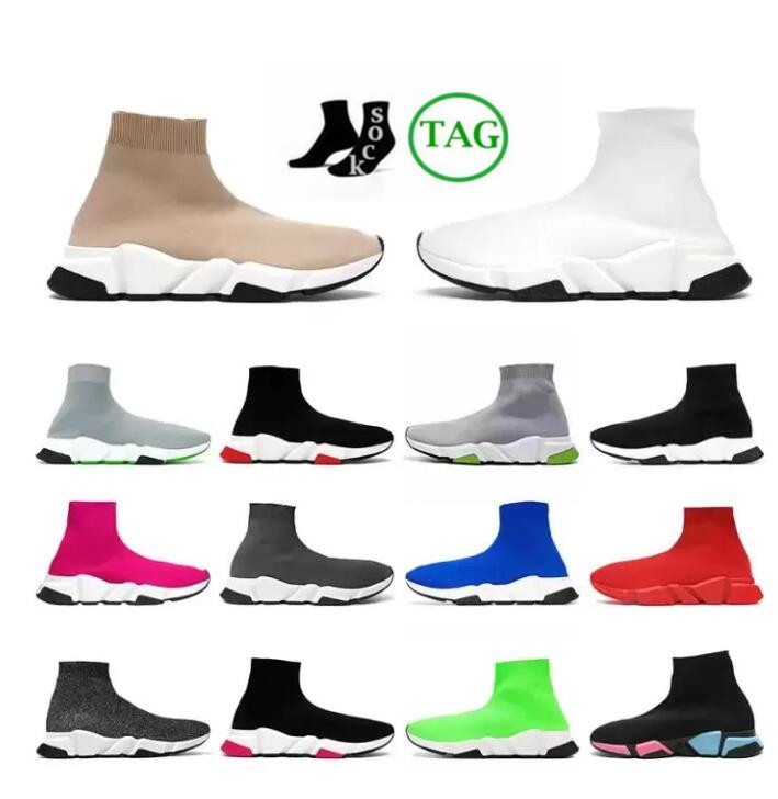 

Fashion Sock Shoes Casual Paris Platform Womens Men Speed Trainer 1.0 Runner Triple Black White Beige Graffiti Classic Lace-Up Jogging Walking Luxury Sneakers 36-45, Please contact us