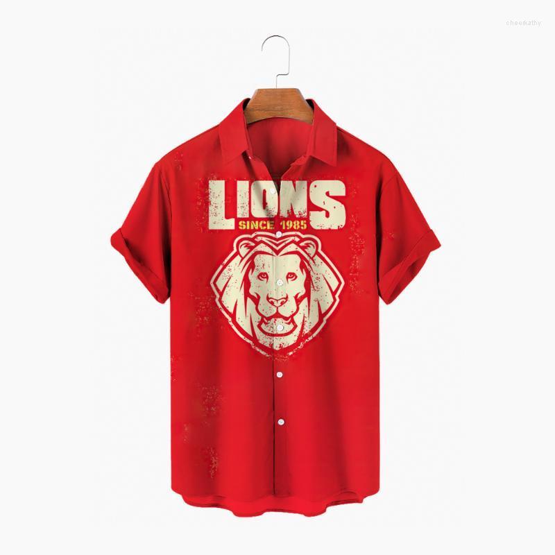 

Men' Casual Shirts Animal Print Patchwork Fashion Hawaiian Men' Shirt Cool Lapel Short Sleeve Street Style Beach Summer 2022Men' Chee, Zl-129