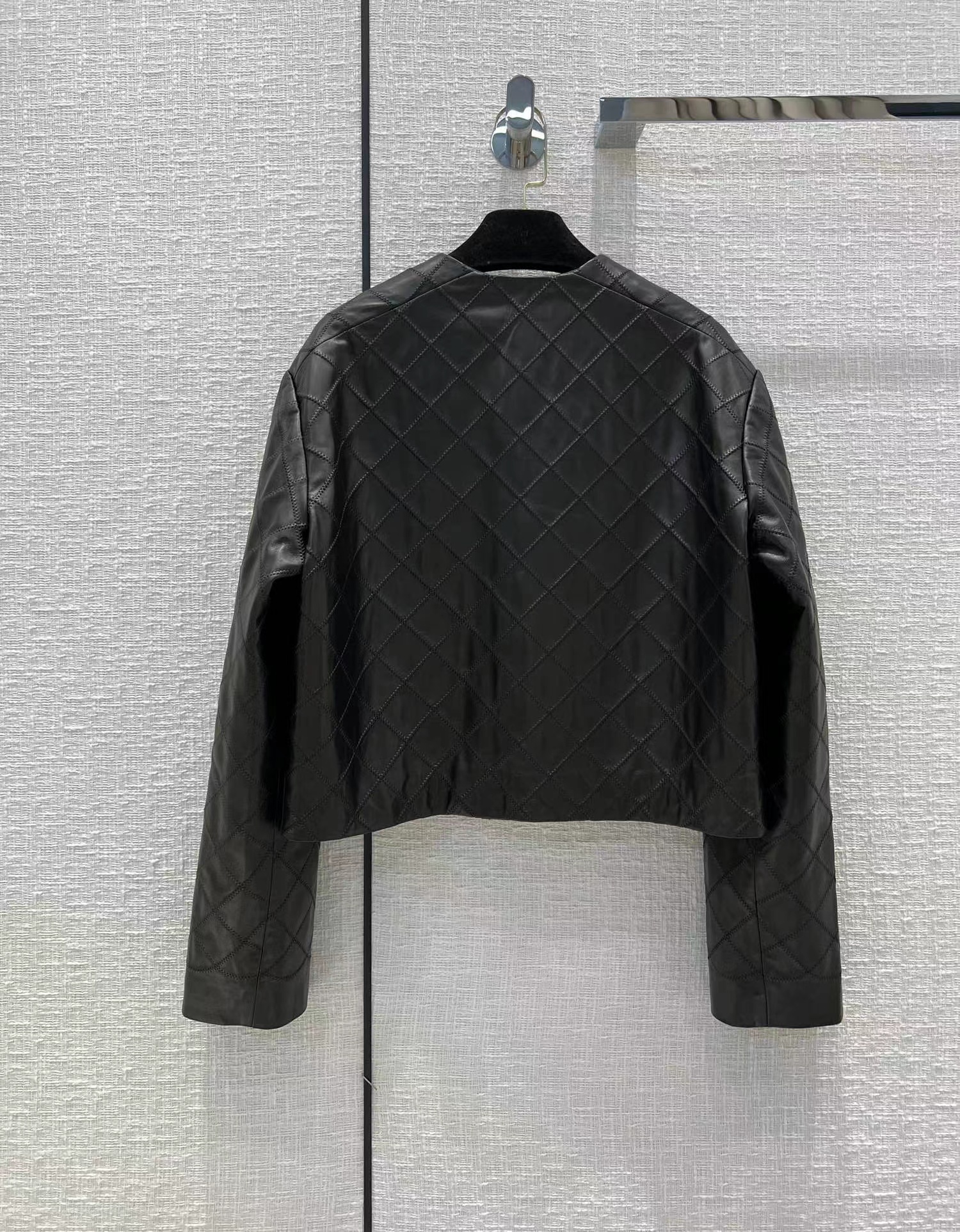 

Milan Runway Jackets 2022 Spring O Neck Long Sleeve Women' coats Designer Coats Brand Same Style Outerwear 0522-1, Black