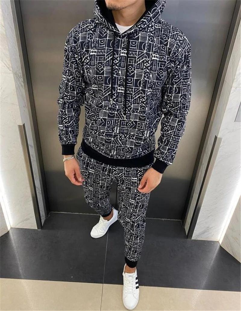 

Men's Tracksuits Gentlemen Tracksuit Hoodie Trousers Men Suit Men's Fashion Sportsuit Sweatshirts Sportswear Running MenMen's, Sets 7