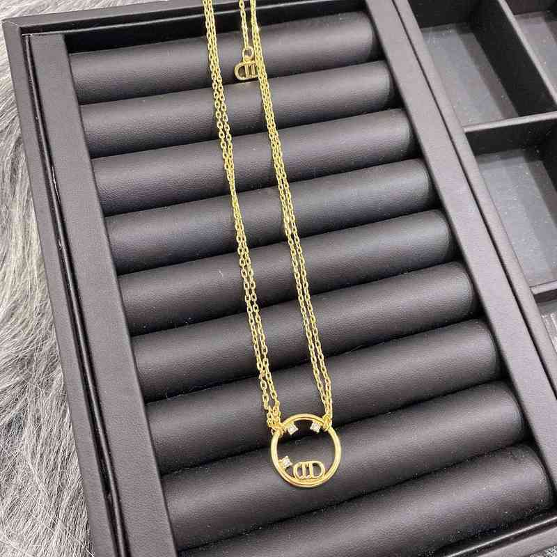 Fine new letter necklace red star fashion letter necklace female-image-782540576