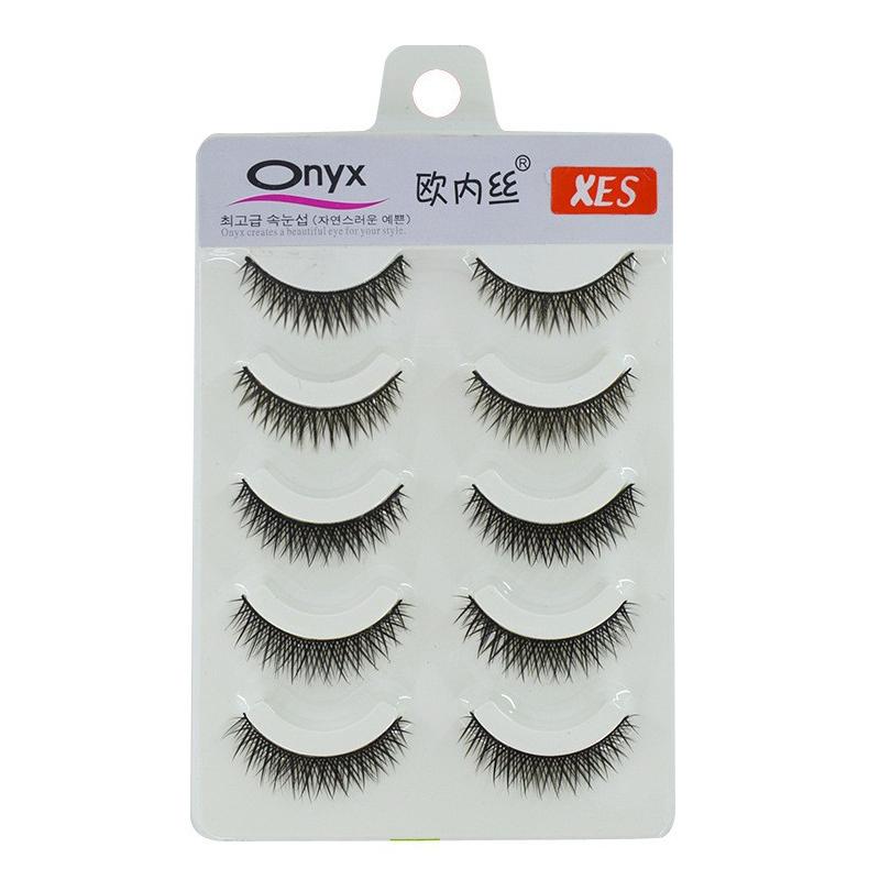 

False Eyelashes Naturally Simulates Thick Curly Women With Manual Installation Of 5 Pairs Daily Makeup EyelashesFalse