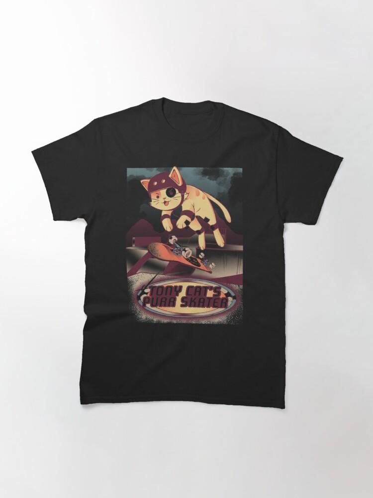 

Men' T-Shirts Tony Cat' Purr Skater Classic T-Shirt, Yellow