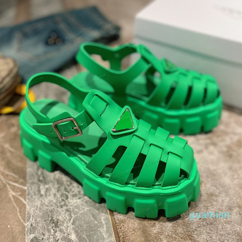 

Fashion Roma Sandals Classic Designer Platform Summer Gladiator Women Sandal Real Leather Ankle Strap Beach Shoes2022, 1#