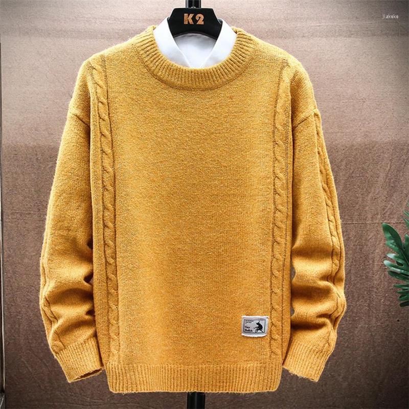 

Men's Sweaters Sweater Long Sleeve Pullovers Autumn Winter Casual Male Knitted Style, Black