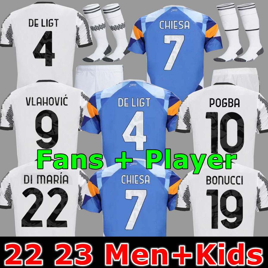 

fans player version 2021 2022 juventus home soccer jersey DI MARIA VLAHOVIC KEAN DYBALA POGBA CHIESA McKENNIE LOCATELLI top jerseys 21 22 JUVE Kits Men Kids uniform, 21 22 home kids