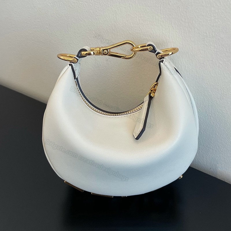 

7A Ladies Clutch Wrist Bags hobo Half Moon Dumpling Armpit FD Girls Mini Nano Coins Fashion Cute Casual Calfskin Fashion Wrists Bag Handbag Vanity Case 16cm F01, Contact us for additional options