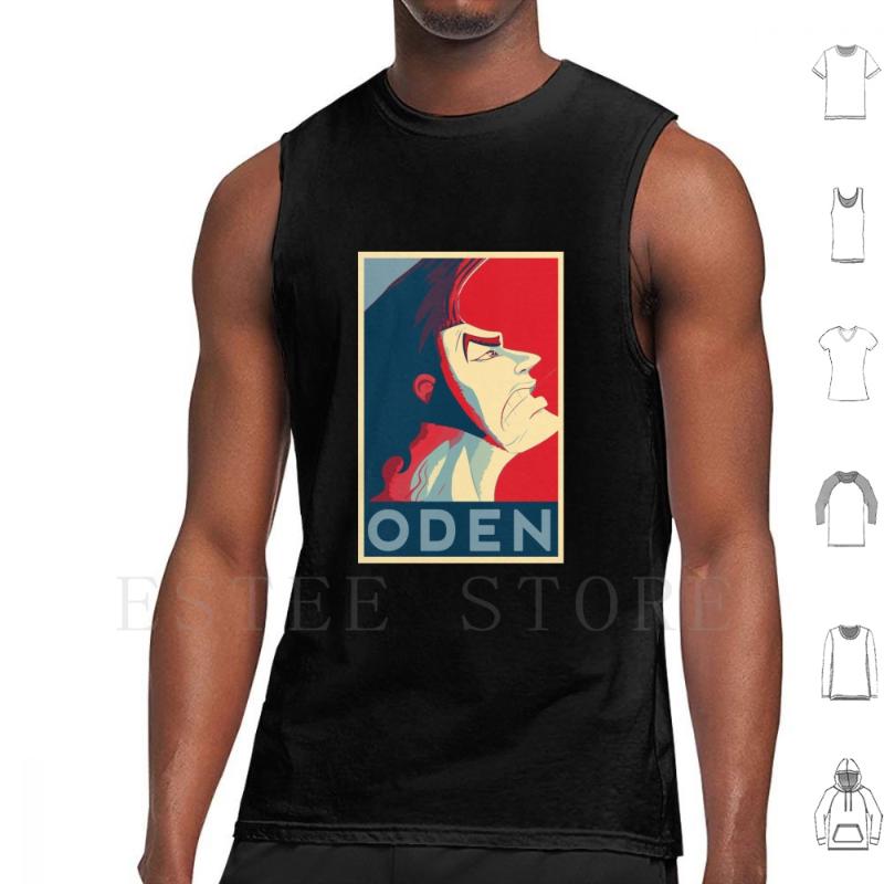 

Men' Tank Tops Rip Oden Kozuki Vest Cotton Wano Kuni Death Op Luffy Zoro Shanks Nakama Shonen Manga Anime Sanji Mha, White;black