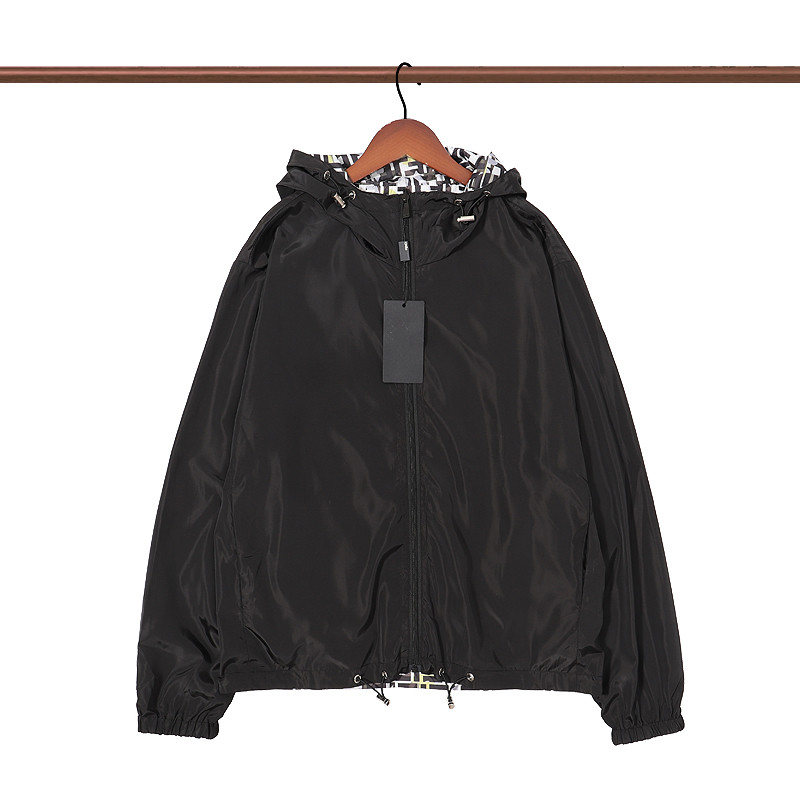 

Fashion Men Jacket Wind Coat Long Sleeve Zipper Windbreaker Jacket Mens Letter Print Autumn and Winter Casual Top Clothes Asian Size M-XXL, Color10