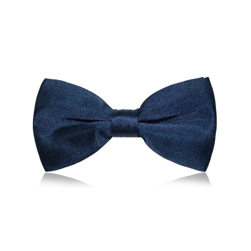 

Bow Ties Blue Kid Bowtie Boys Baby Toddler Tie Fashion Solid Color Butterfly Party Pet Adjustable NecktieBow