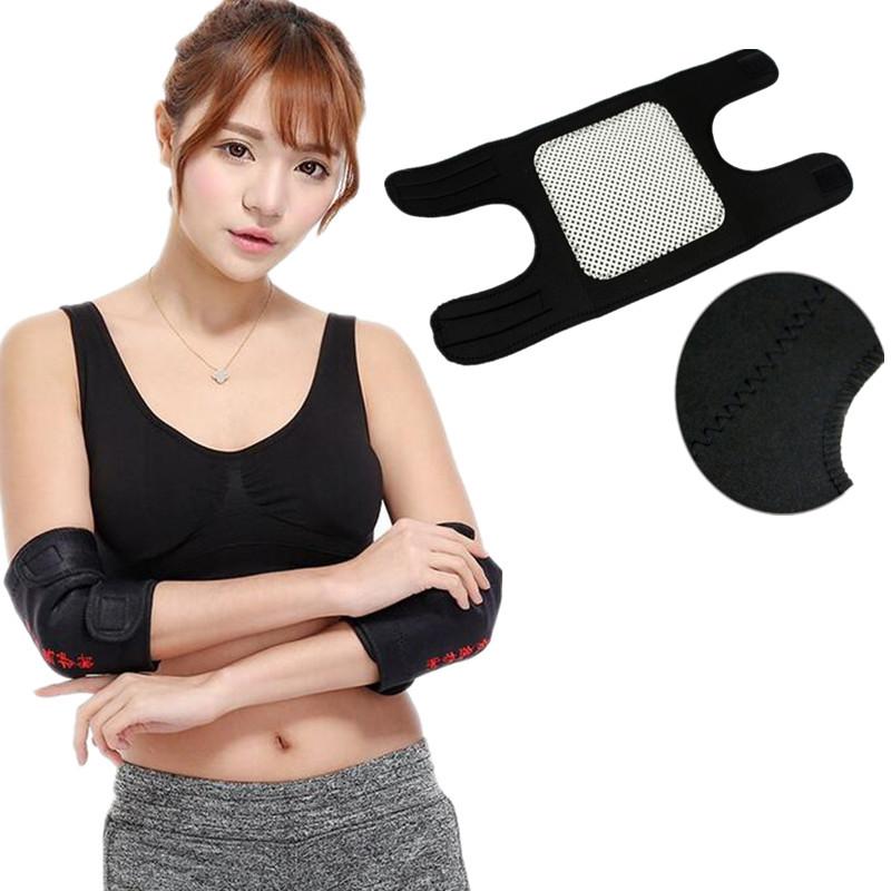 

Elbow & Knee Pads 2Pcs Tourmaline Self Heating Magnetic Therapy Kneepad Pain Relief Arthritis Brace Support Patella Sleeves PadsElbow, 1 set