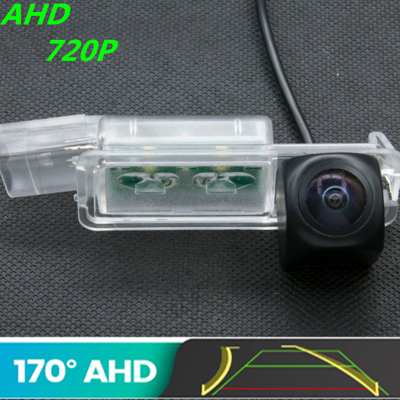 

AHD 720P Trajectory Fisheye Car Rear View Camera For Volkswagen VW Golf 5 Golf V Golf 7 Passat CC For SEAT Ibiza Reverse Vehicle Monitor