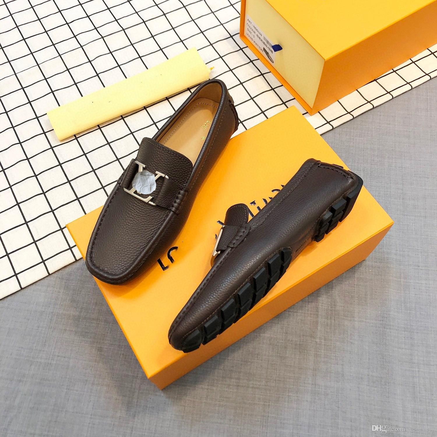 AA 2022 Designer Italian Mens Shoes Casual Luxury Brand Summer Men Loafers Genuine Leather Moccasins Light Breathable Slip on Boat Shoes A2