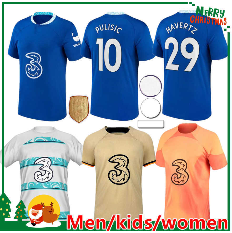 

22 23 CFC Soccer Jerseys PULISIC MOUNT HAVERTZ ZIYECH CHILWELL 2022 2023 football shirt men kids kits women WERNER HUDSON ODOI KANTE tops, 21/22 3rd