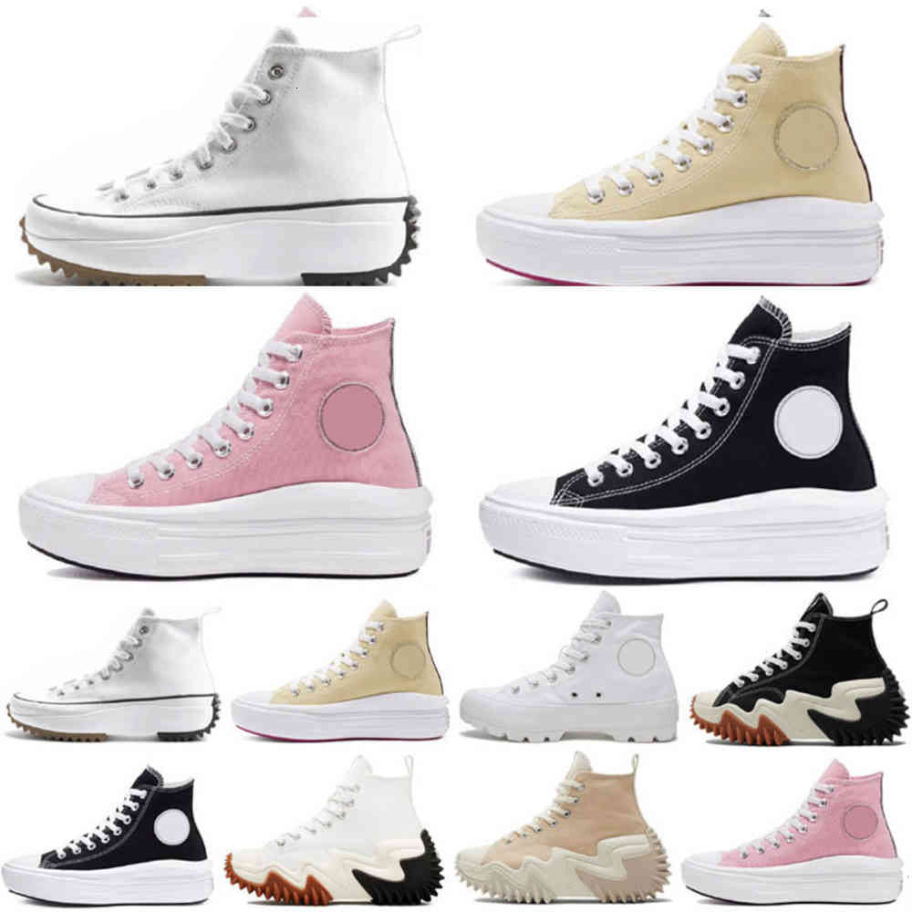 

2022 Classic Canvas casual Shoes platform Hi Reconstructed Slam Jam Triple Black White High Low Mens Women Sport Sneakers size 36-40, Color 12
