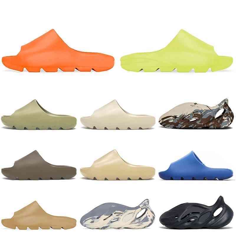 Slides kany yeesys Adds Eva Glow Green Women Mens Slippers Designer Moon Gray Cream Clay Mineral Blue Foam Rnnr Enflame Orange Resin Slide