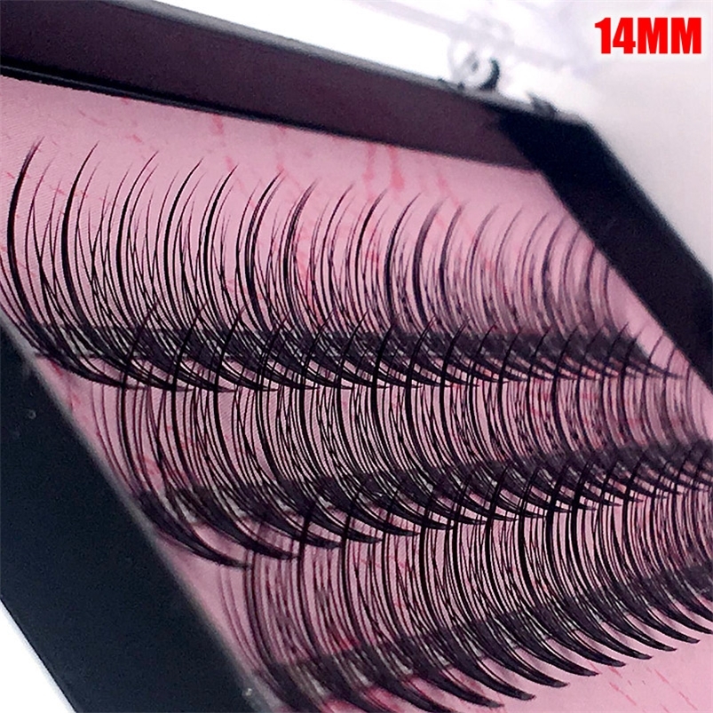 

4 packslot Pro 57 Knots Black Tapered Individual False Eyelashes Eye Lash Makeup Extension Choose 8mm 10mm 12mm 14mm L1604 220613