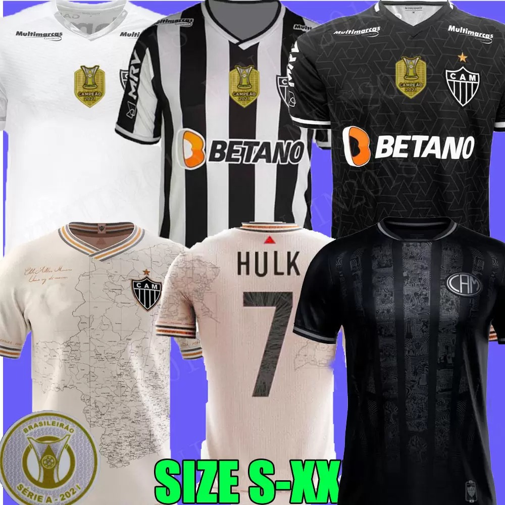 

2022 2023 Atletico Mineiro Soccer Jersey G. Arana Nathan Silva Manto da Massa 113 special edition champions 21 22 Fred Cazares Otero Moura 50% Complete Football Shirt, 22 23 special black 2