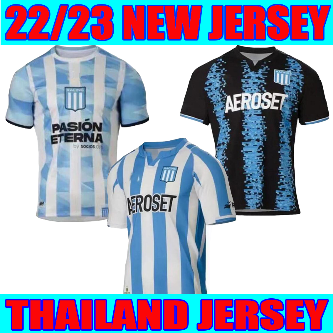 

2022 Racing Club de Avellaneda soccer jerseys home away third white blue 22 23 Bou FERNANDEZ jersey football shirts, 22 23 third