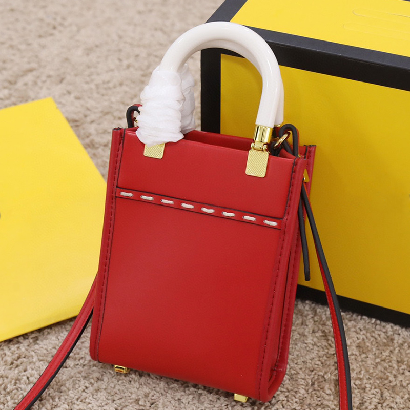 

Vintage Designer Mini Leather Crossbody Bag Women New Tortoiseshell Double Handle Multifunctional Portable Shoulder Bag Tote Bag, Box