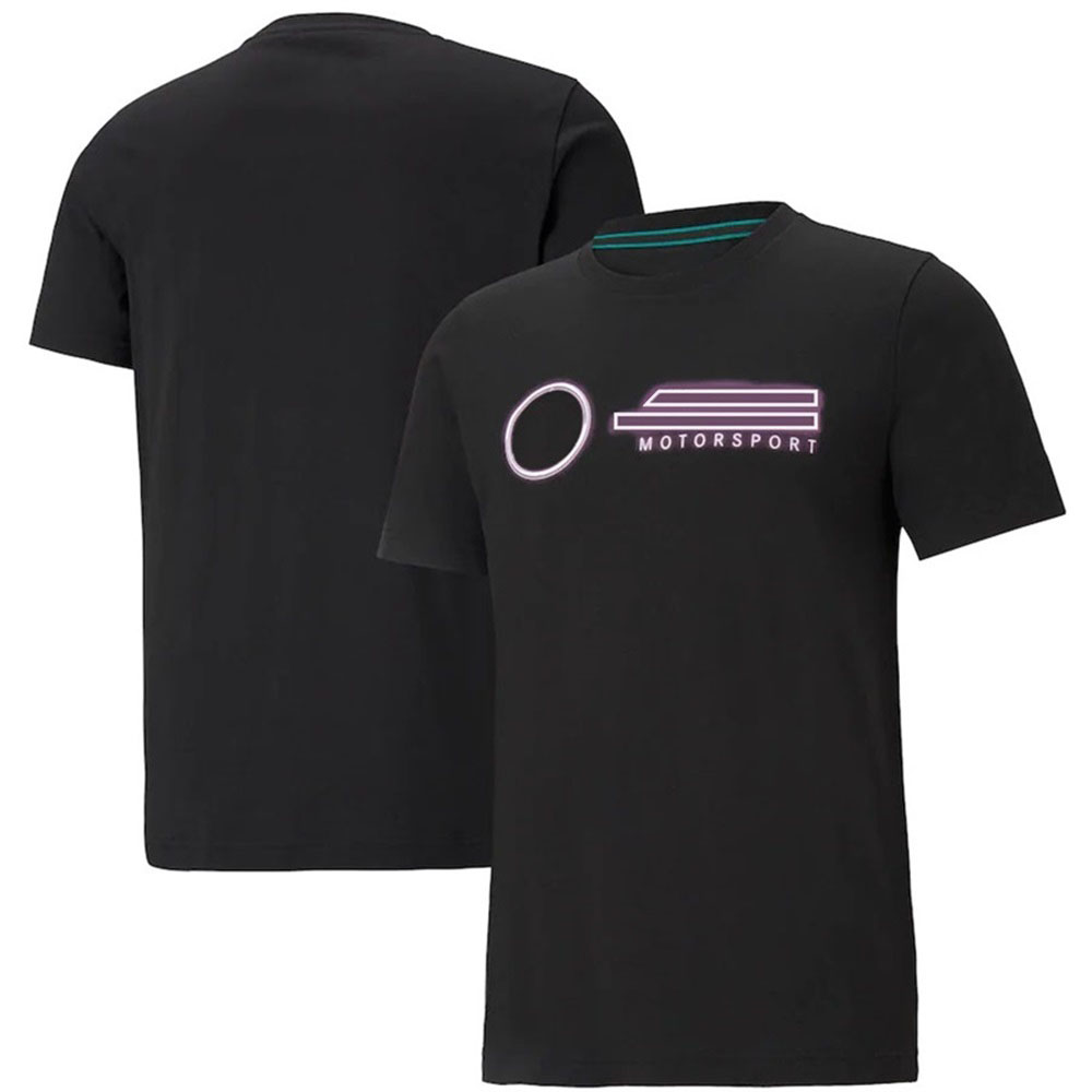 Combinaison de course F1 pour hommes, T-shirt à manches courtes de l'équipe de formule 1, personnalisé pour l'été