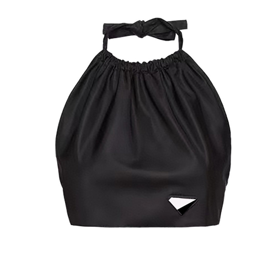 

Womens Sexy Cropped Tops Black Halter Backless Camis Summer Cool Holiday Beach Bandeau Topsmens womens suitable clothing, Black with label