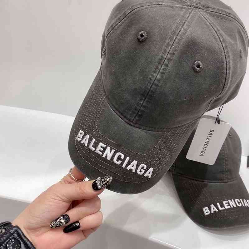 

designers hat luxurys baseball caps balencaigcap ins New embroidered letters washed old denim grey Sun Visor trendsetter s duck tongue brand, Classic black