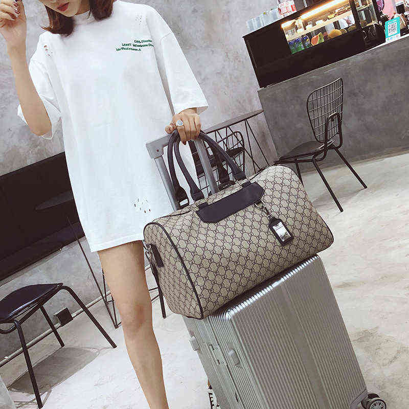 

Factory Online Export Designer Bags Travel Women's Large Capacity Light Short-term Portable Small, Khaki
