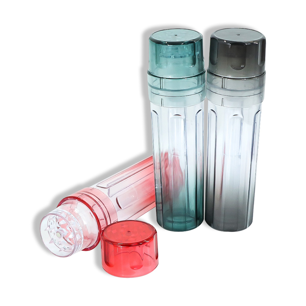 

HONEYPUFF Plastic Smoke Kit Hemp Smoking Grinder Roll Cone Small Funnel + King Size Rolling Papers Tools All in One Display Packing