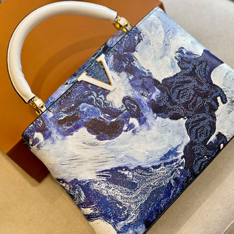 

Capucines Handbag Women Crossbody Bag Designers Handbags Tote Shoulder Clutch Bags Full Grain Leather Quality Flap Wallet Fashion Letter, With box