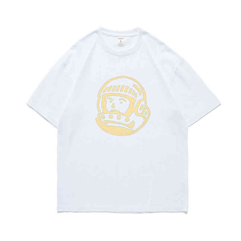 

Hot Selling Cotton T-shirt Tide Brand Bbc Short-sleeved American Hip-hop Loose Oversize Round Neck Sweatshirt Summer Fashion Men and women tops 4445, Yellow b01