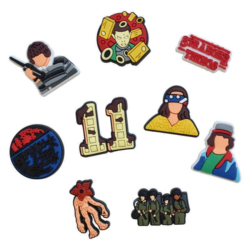 

Horror Movie Croc Shoe Charms Clog Pins Buttons Pvc Shoes Accessories