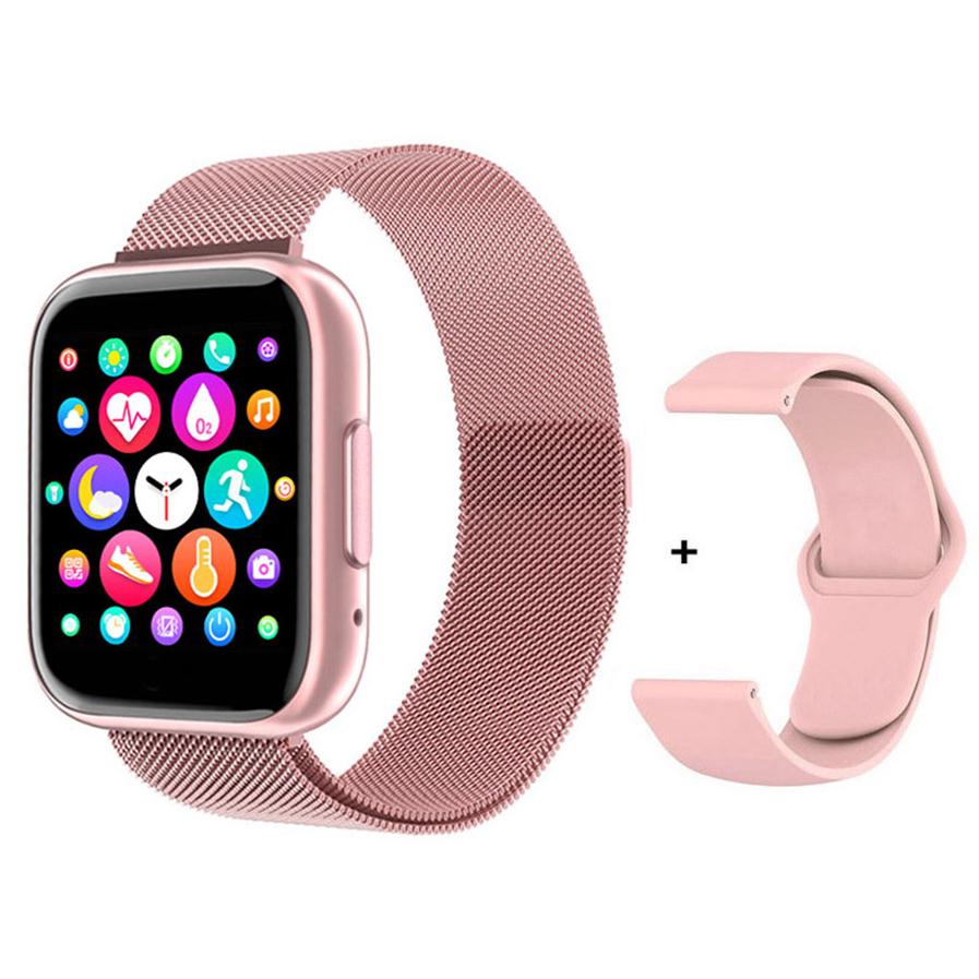 

Smart Watch Large Battery Full Touch Series 6 Bluetooth Call Custom Dial Fitness Tracker Sport Clock Bracelet Weather Alarm Wristw213S