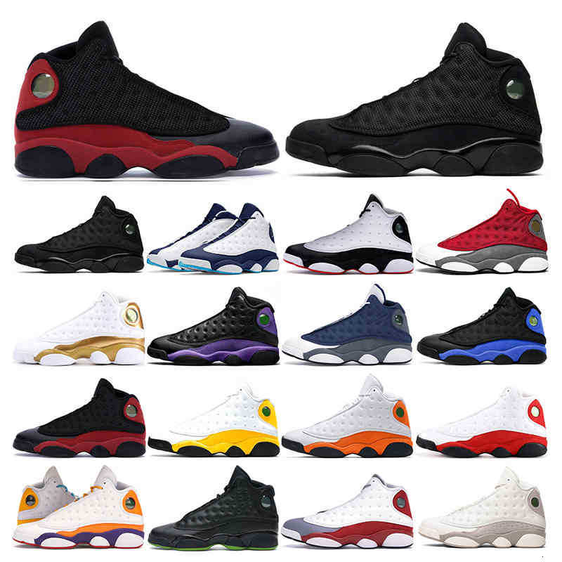 

Discount Jordns Jumpman top Mens Basketball running Shoes 13s Red Flint Hyper Royal Black Cat Court Purple Dark Powder Blue women sports sneakers trainers outdoor, 7 gold glitter