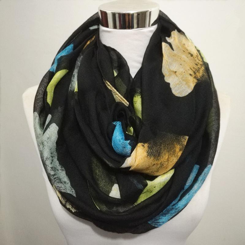

Scarves Fashion Head Circle Scarf Viscose Neck Warmer For Ladies Infinity Soft ScarfScarves
